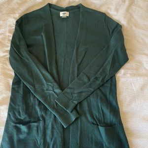 Old Navy, emerald, small, long, cardigan